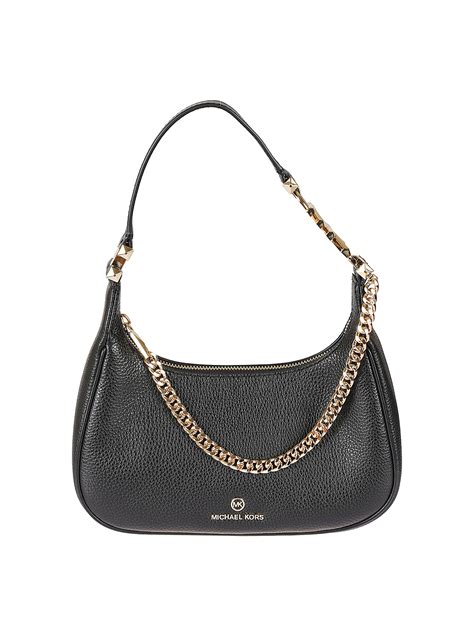 michael kors schultertasche kette silver schwarz|michael kors online store.